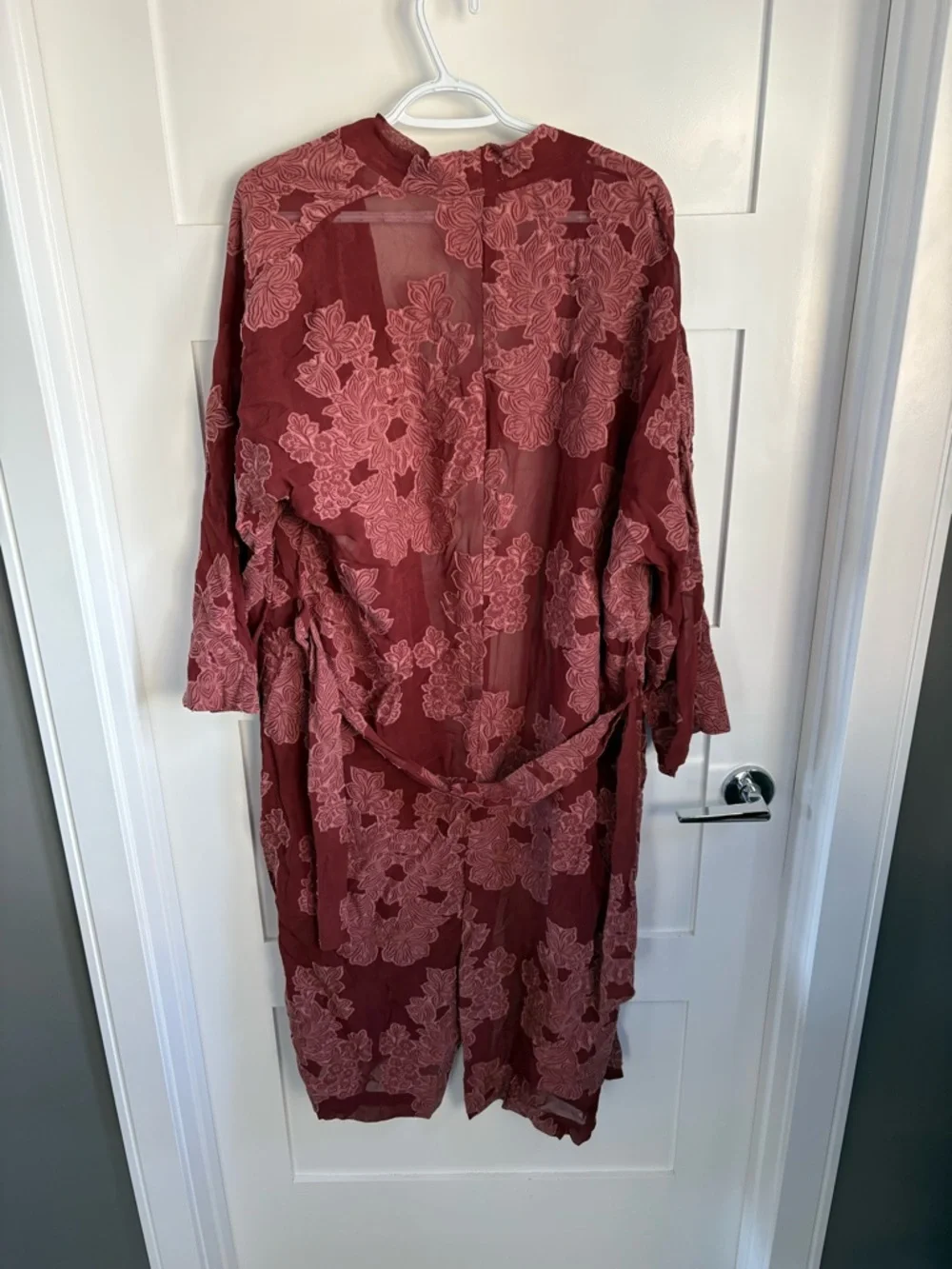 Aritzia Durante Robe- Rose Wine - Picture 2 of 6